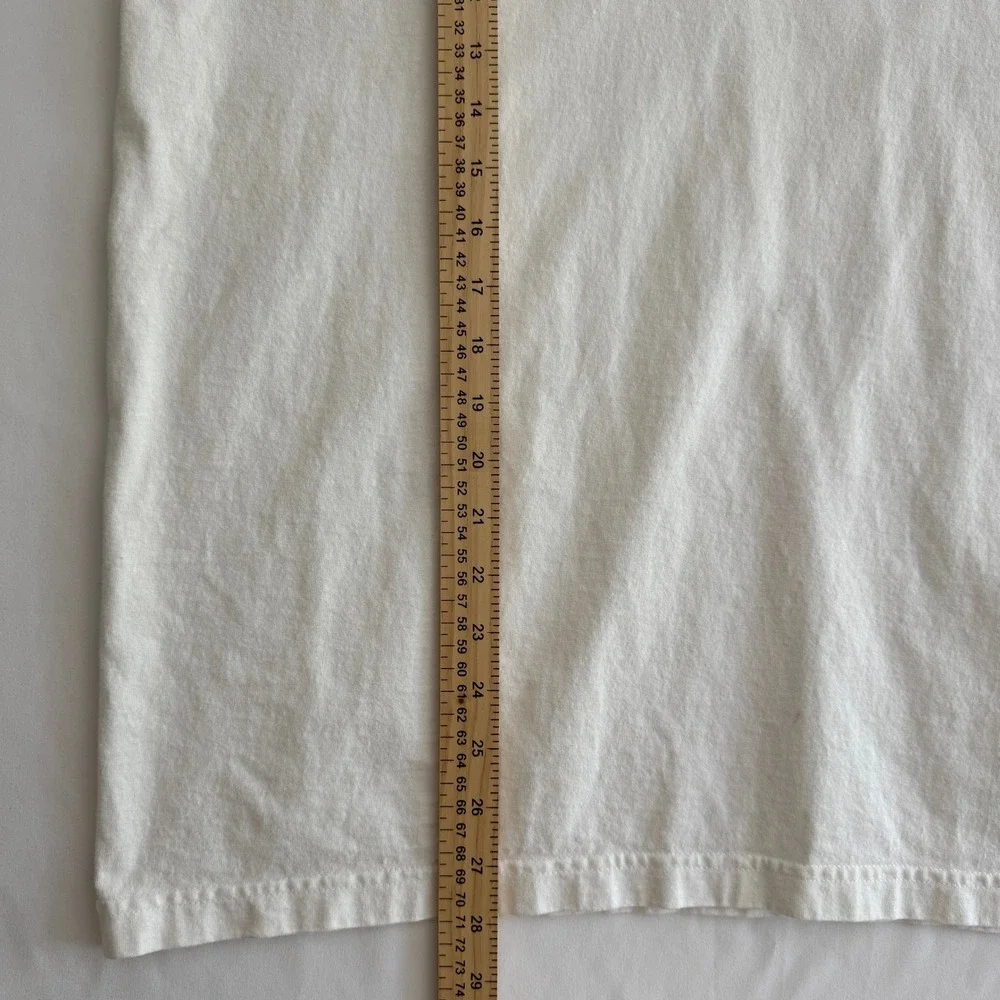 The North‎ Face T-Shirt Mens Large White Half Dome Logo Cotton Short Sleeve Tee